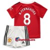 Virallinen Fanipaita + Shortsit Manchester United B.Fernandes 8 Kotipelipaita 2022-23 - Lasten